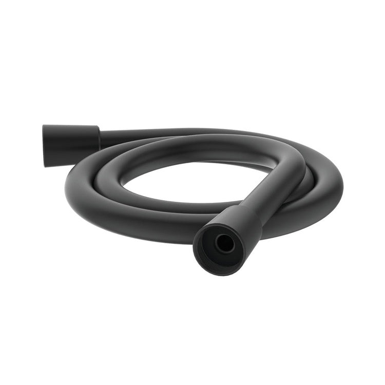 Ideal Standard Glatter flexibler Schlauch L. 175 cm, mit Antiverdrehungssystem, Farbe Seidenschwarz, matte Oberfläche IDEALRAIN BE175XG