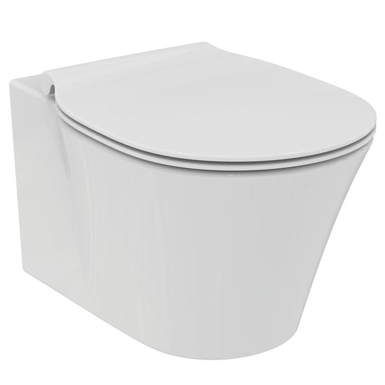 Ideal Standard Hängendes WC AquaBlade®, mit schlankem Schnelllösesitz, Weiß CONNECT AIR E008201