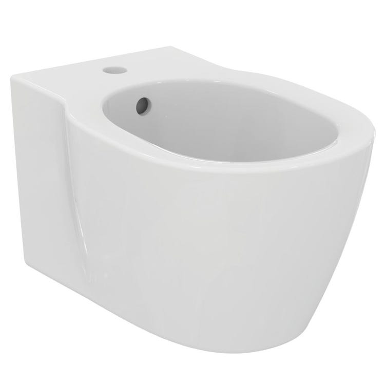 Ideal Standard Wandhängendes Einloch-Bidet, mit verdeckten Befestigungen, Weiß CONNECT E772201