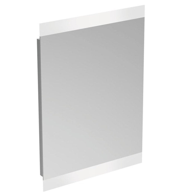 Ideal Standard Spiegel L. 50 H. 70 T. 2,6 cm mit integrierter oberer und unterer LED-Beleuchtung, spiegelnde Oberfläche T3345BH