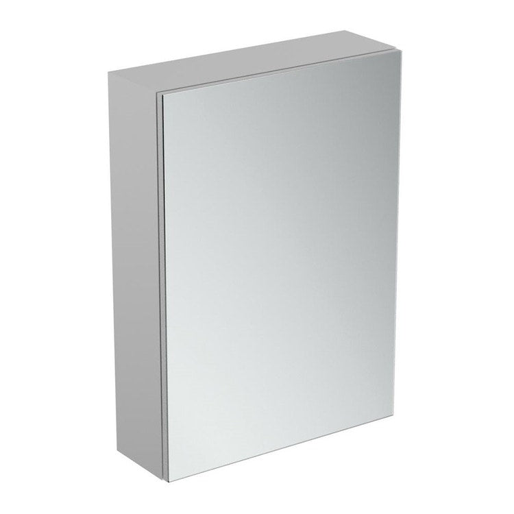 Ideal Standard Spiegelschrank L. 50 H. 70 T. 17 cm, mit internem Vergrößerungsspiegel, Aluminium-Finish T3428AL