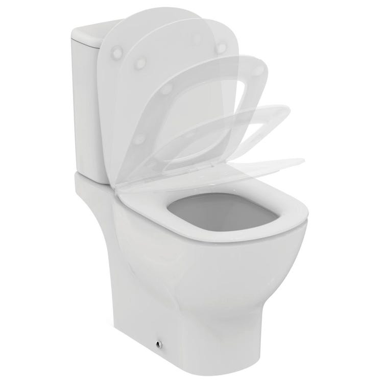 Ideal Standard WC für AquaBlade®-Spülkasten mit Soft-Close-Sitz, Weiß TESI T356601