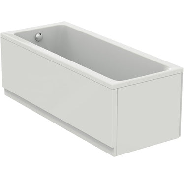 Ideal Standard Badewanne L. 170 T. 70 cm rechteckig, mit Gestell, Säule und Verkleidungen, Weiß, glänzende Oberfläche CONNECT AIR T361801