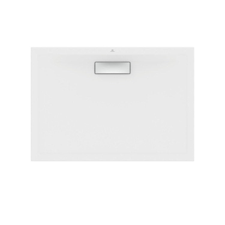 Ideal Standard Rechteckige Duschwanne L. 100 T. 70 cm, aus Acryl, Weiß, glänzende Oberfläche ULTRAFLAT NEW T447501