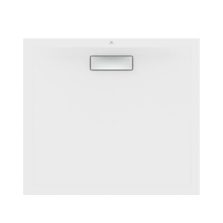 Ideal Standard Rechteckige Duschwanne L. 90 T. 80 cm, aus Acryl, Weiß, glänzende Oberfläche ULTRAFLAT NEW T448101