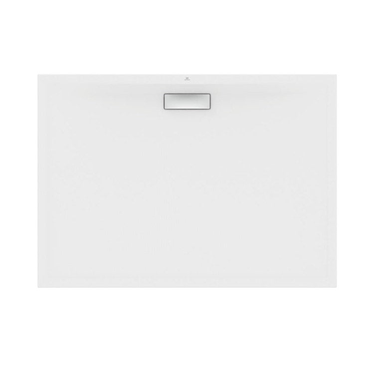 Ideal Standard Rechteckige Duschwanne L. 140 T. 100 cm, aus Acryl, Weiß glänzende Oberfläche ULTRAFLAT NEW T449001