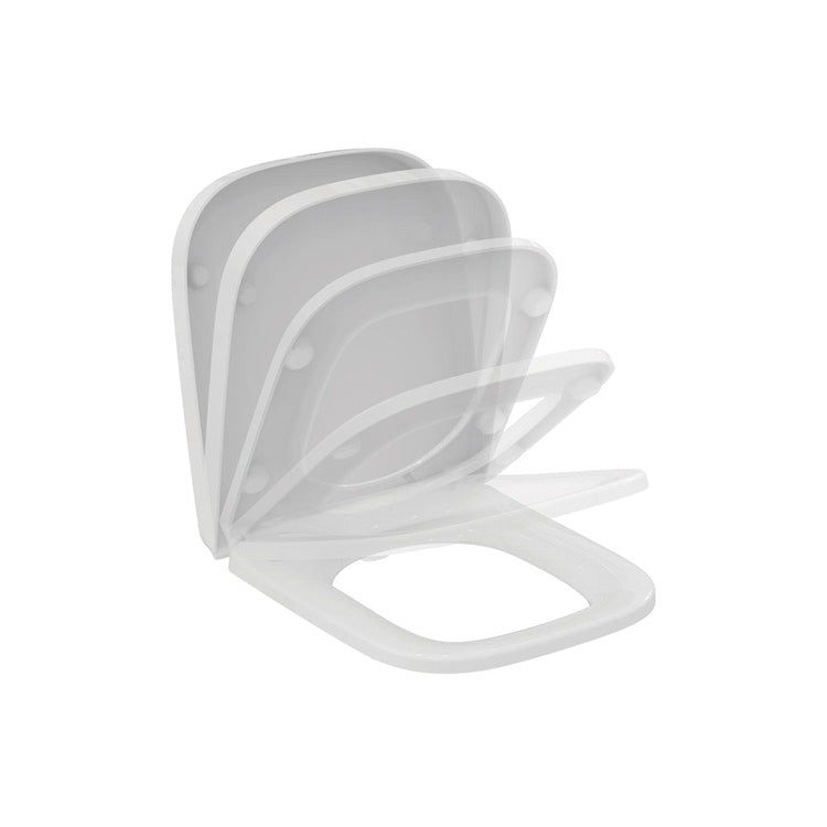 Ideal Standard Sitzschale, mit langsamer Absenkung, Weiß, glänzende Oberfläche I.LIFE S T473701