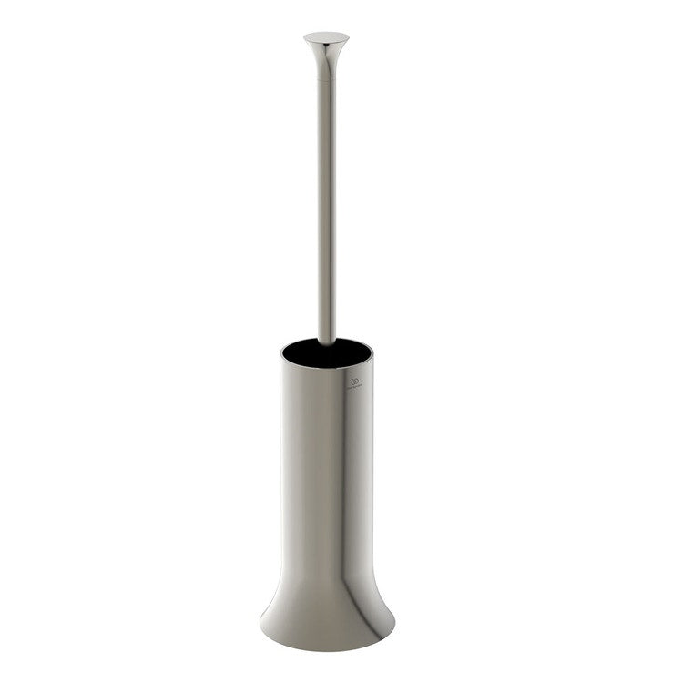 Ideal Standard Toilettenbürstenhalter zur Bodenmontage, Silber-Sturm-Finish LA DOLCE VITA T5494GN
