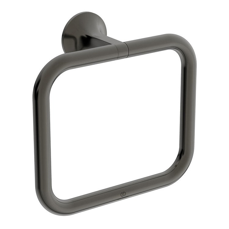 Ideal Standard Handtuchring, quadratisch, Oberfläche Magnetic Grey LA DOLCE VITA T5501A5