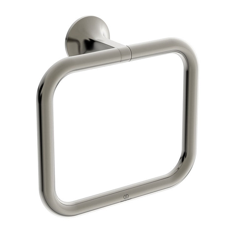 Ideal Standard Handtuchring quadratisch, Silber Storm Oberfläche LA DOLCE VITA T5501GN