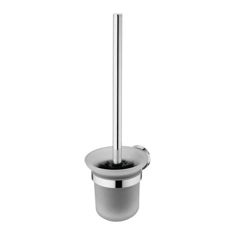 Ideal Standard Wandmontierter Bürstenhalter aus mattiertem Glas, Chromoberfläche CONNECT A9119AA