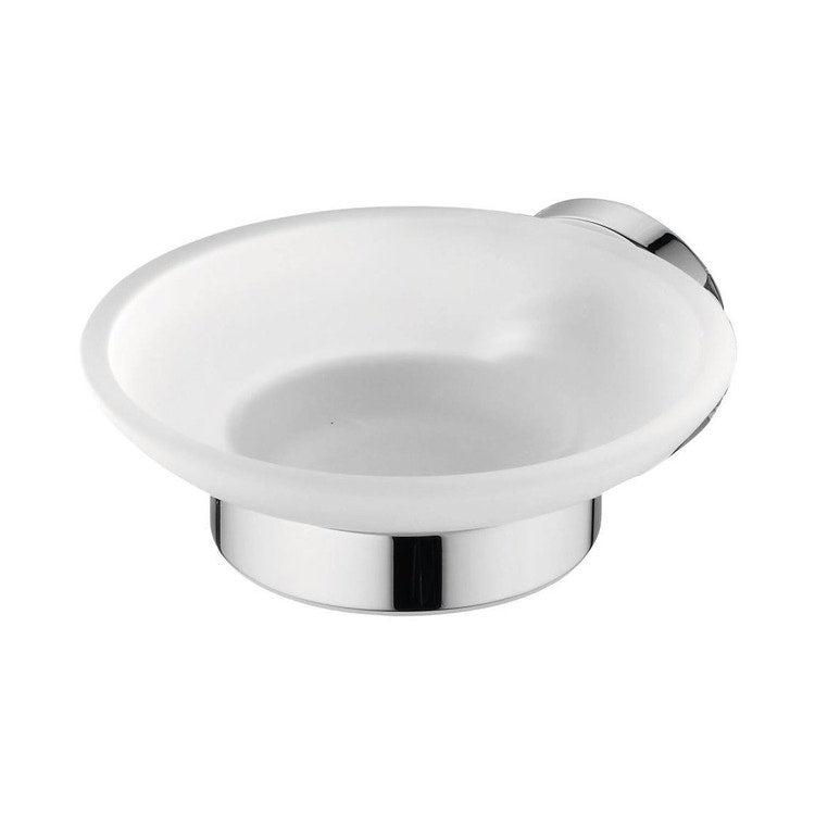 Ideal Standard Seifenspender aus mattem Glas mit Halterung Chrom-Finish IOM A9122AA
