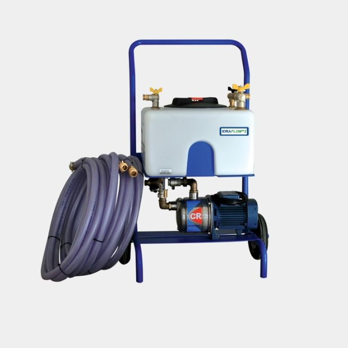 Foridra Pumpe für die Reinigung von Heizungsanlagen bis 400 Liter IDRAFLOW2