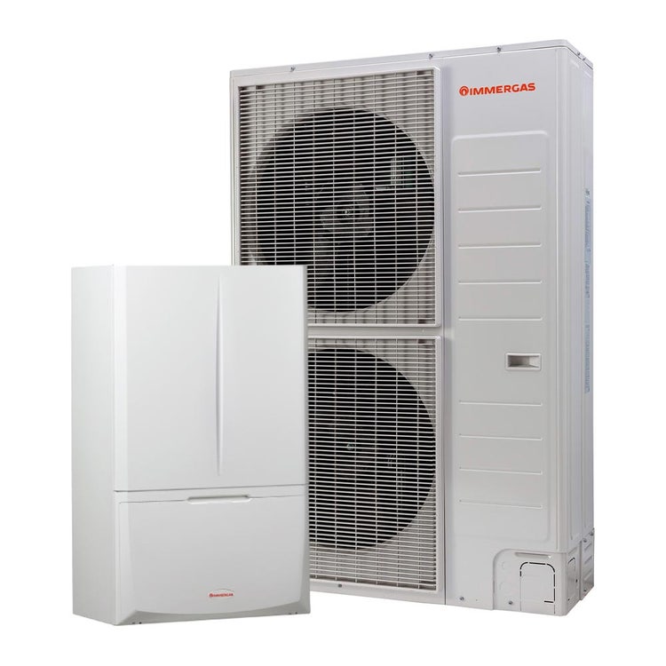 Immergas Luft-Wasser-Wärmepumpe einphasig Inverter mit externer Motorkondensatoreinheit und separatem Hydronikmodul MAGIS PRO 14 V2 3.030664
