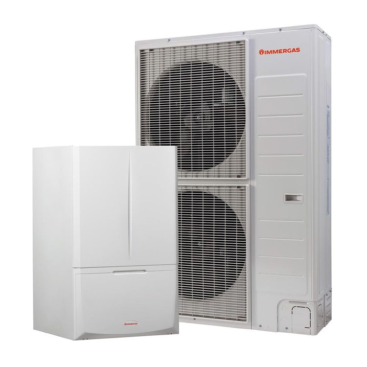 Immergas Reversible Hybrid-Wärmepumpe für Heizung und Trinkwasserbereitung MAGIS COMBO 12 V2 3.030819