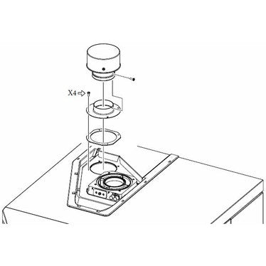 Immergas Ansaugendkessel-Kit B23 3.020004