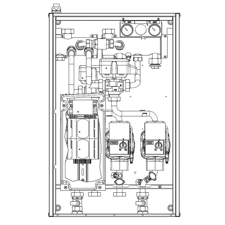 Immergas Kit 2 Zonen gemischt 3.021528