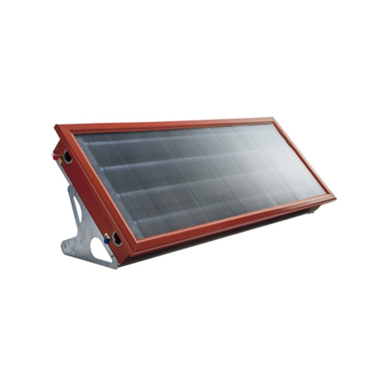 Immergas Solarlösung mit natürlicher Zirkulation mit 1 Flachkollektor und integriertem Tank, Farbton Ziegelrot SOLARSMART 150 R 3.029662