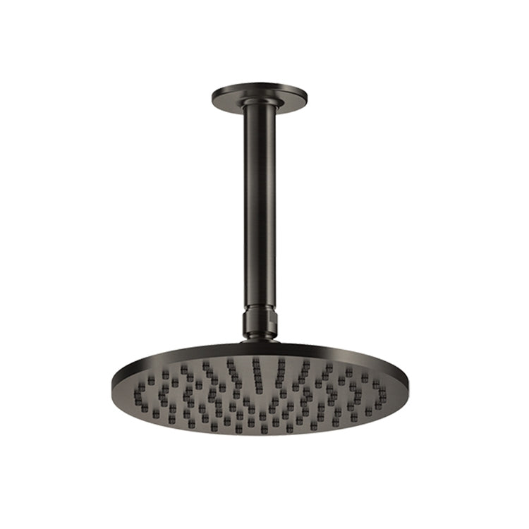 Gessi Duschkopf Ø 20 cm, deckenmontiert, schwenkbar und kalkabweisend, Oberfläche gebürstetes Messing PVD INCISO 58152#727