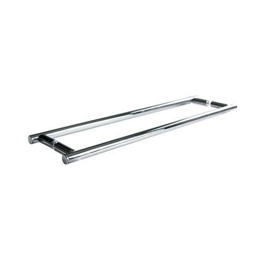 Inda Doppeltuchhalter L. 50 cm, für Glastür, verchromt HOTELLERIE A4618JCR