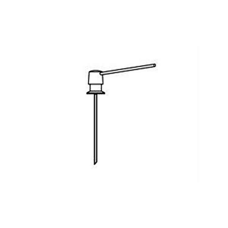 Inda Auslauf aus Messing, Chromoberfläche R0407A001