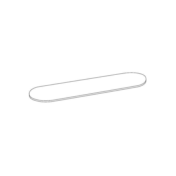 Inda Regalboden aus transparentem, gehärtetem Glas 6 mm R11700002