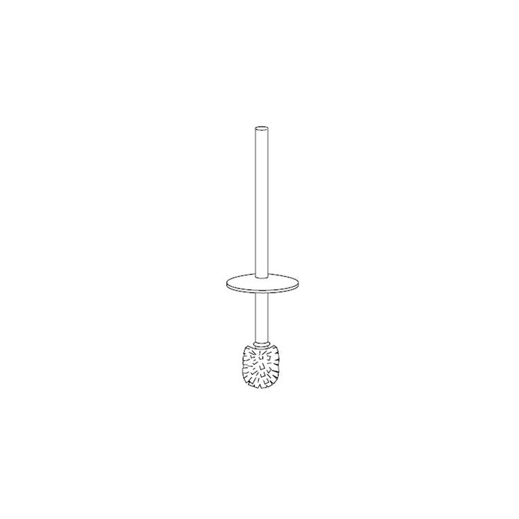 Inda Komplett Messinggriff, Chromoberfläche R41140