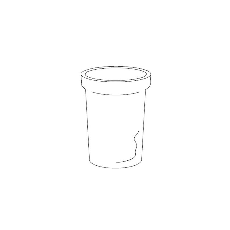 Inda Glasbecher satiniert R46100
