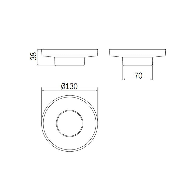 Inda Wanne aus extra klarem transparentem Glas R46110001