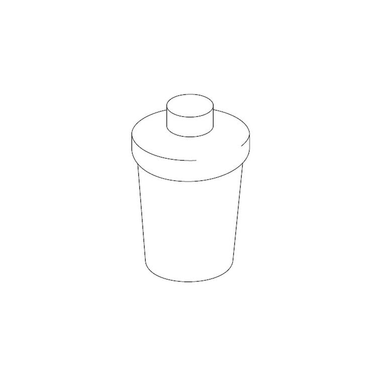 Inda Behälter aus satiniertem Glas R46670