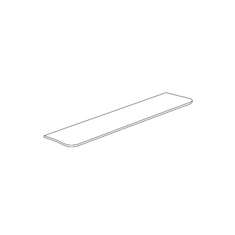 Inda Regal aus 6 mm gehärtetem transparentem Glas RV408A001
