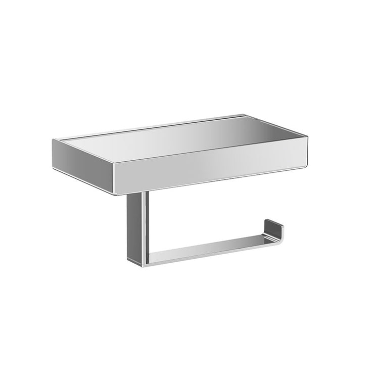 Inda Toilettenpapierhalter rechts mit Deckel, Chrom-Finish INDISSIMA_CHROME A88K5ACR