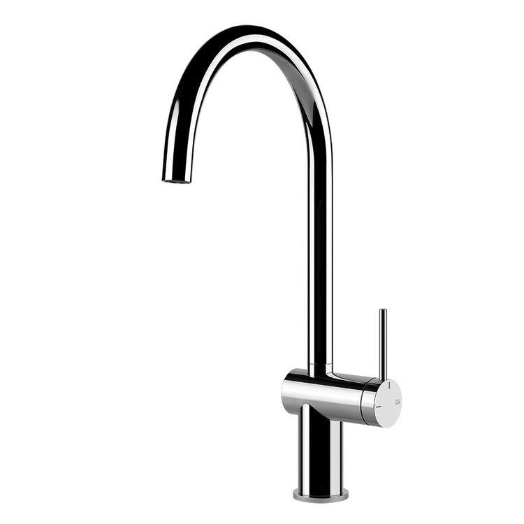 Gessi Einhebel-Drehmischer, für Spüle, Chromoberfläche INEDITO 60411#031