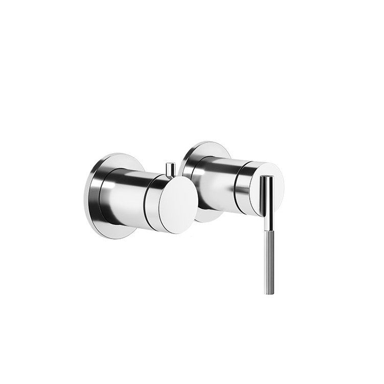 Gessi Wandmischer-Getriebe, 2-Wege, mit automatischem Umsteller Bad/Dusche, ohne Unterputzkörper, Chromoberfläche INGRANAGGIO 63577#031