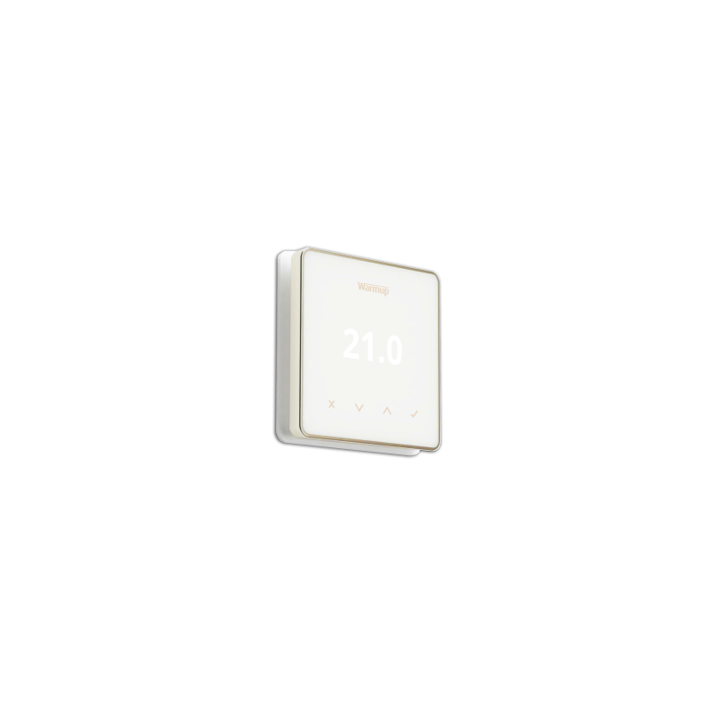 Solarics Warmup ELM-01-WH-RG – White Element Wifi Smart Thermostat with Rose Gold Rahmen