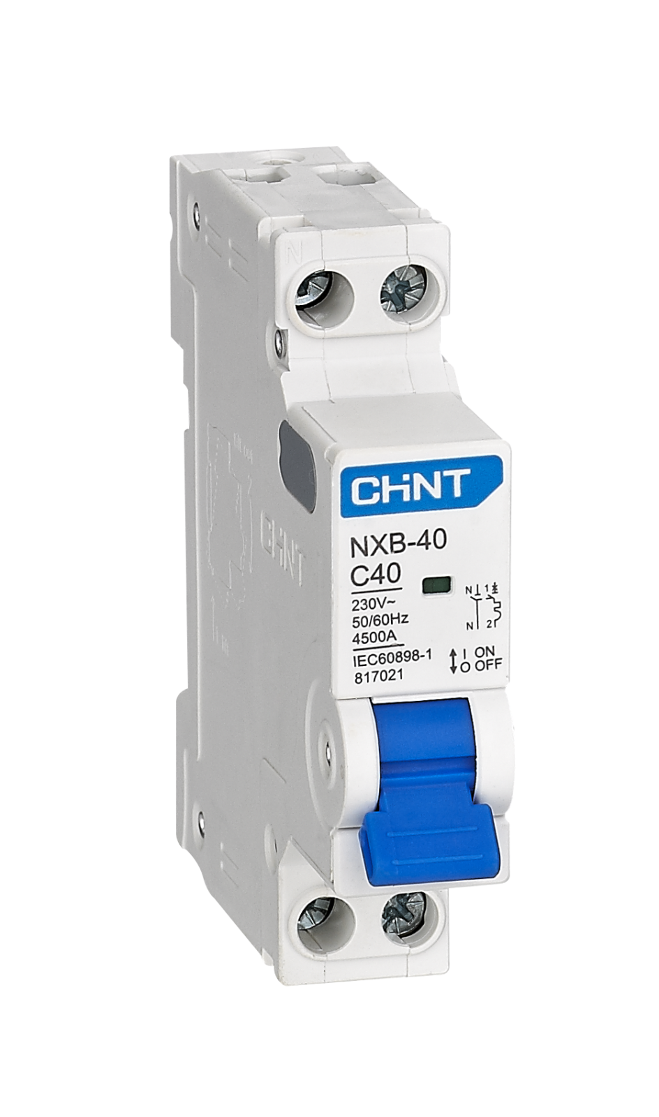 Chint Leitungsschutzschalter 1P+N C20, 4,5 kA, 1 TE