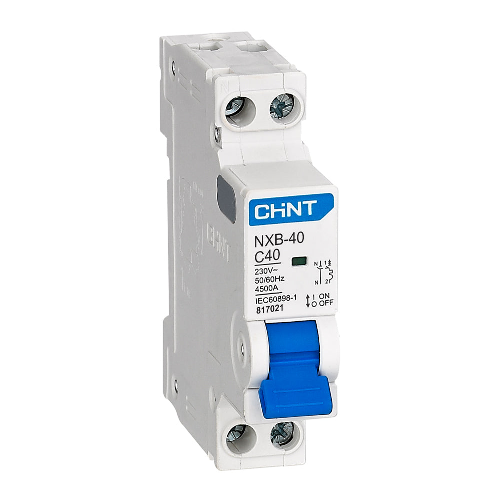 Chint Leitungsschutzschalter 1P+N C40, 4,5 kA, 1 TE
