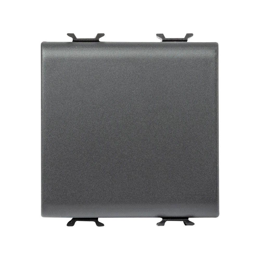 Gewiss ChoruSmart Wechselschalter, 2 Module, 16 AX, schwarz satiniert