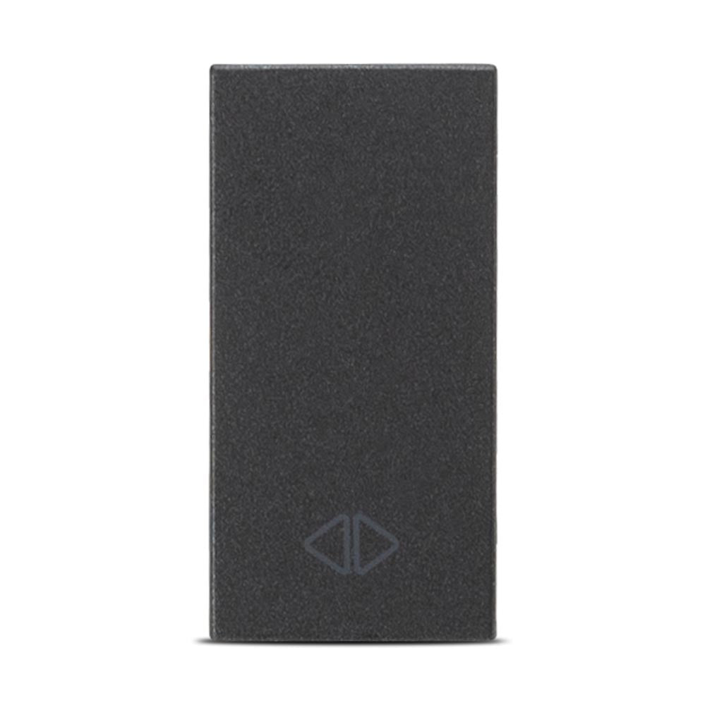 Elbi Moda Voice Kreuzschalter 10 A, 1 Modul, Unterputz, anthrazit matt