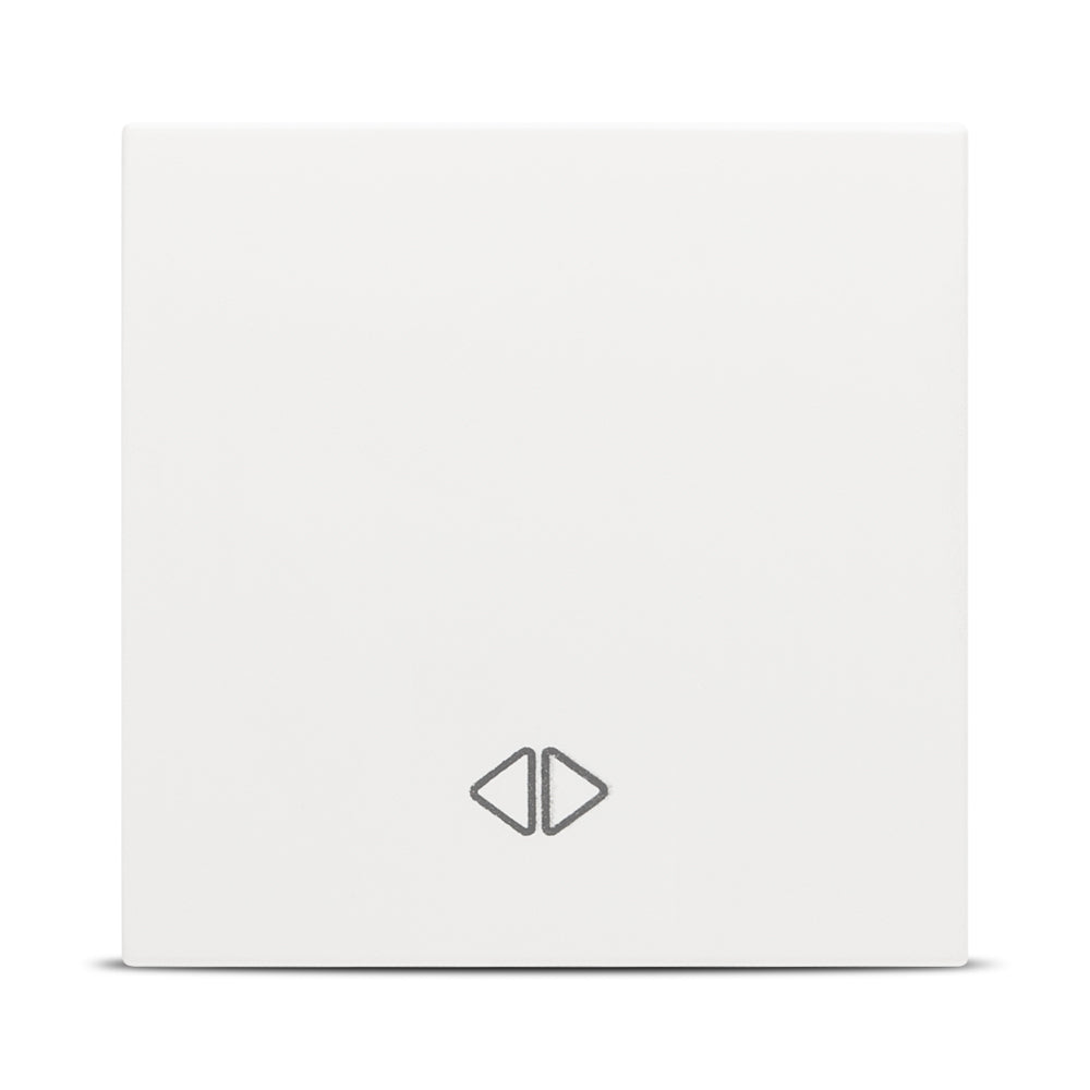 Elbi Moda Voice Kreuzschalter 10 A, 2 Module, Unterputz, weiß matt