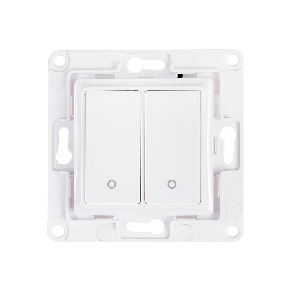 Shelly Wall Switch 2 Wandtaster 2-fach, weiß