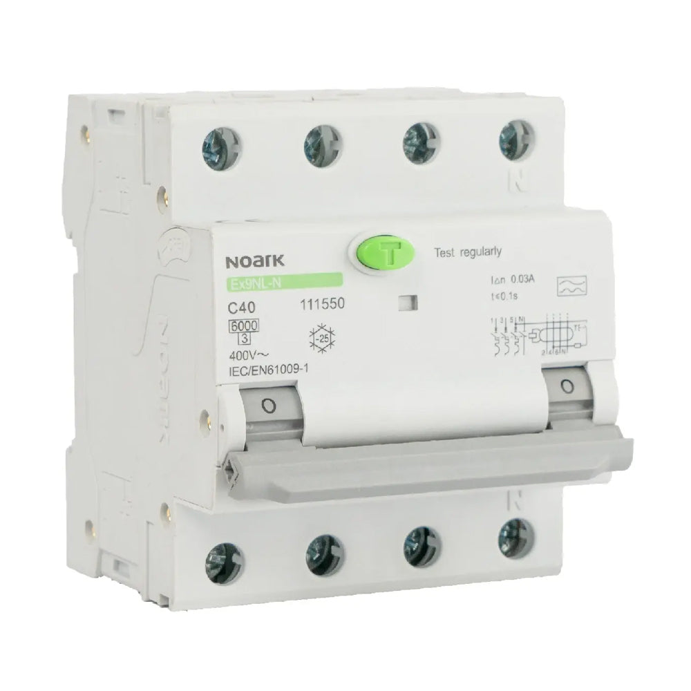 Noark FI/LS-Schalter (RCBO) 3P+N C16, 300 mA, 6 kA