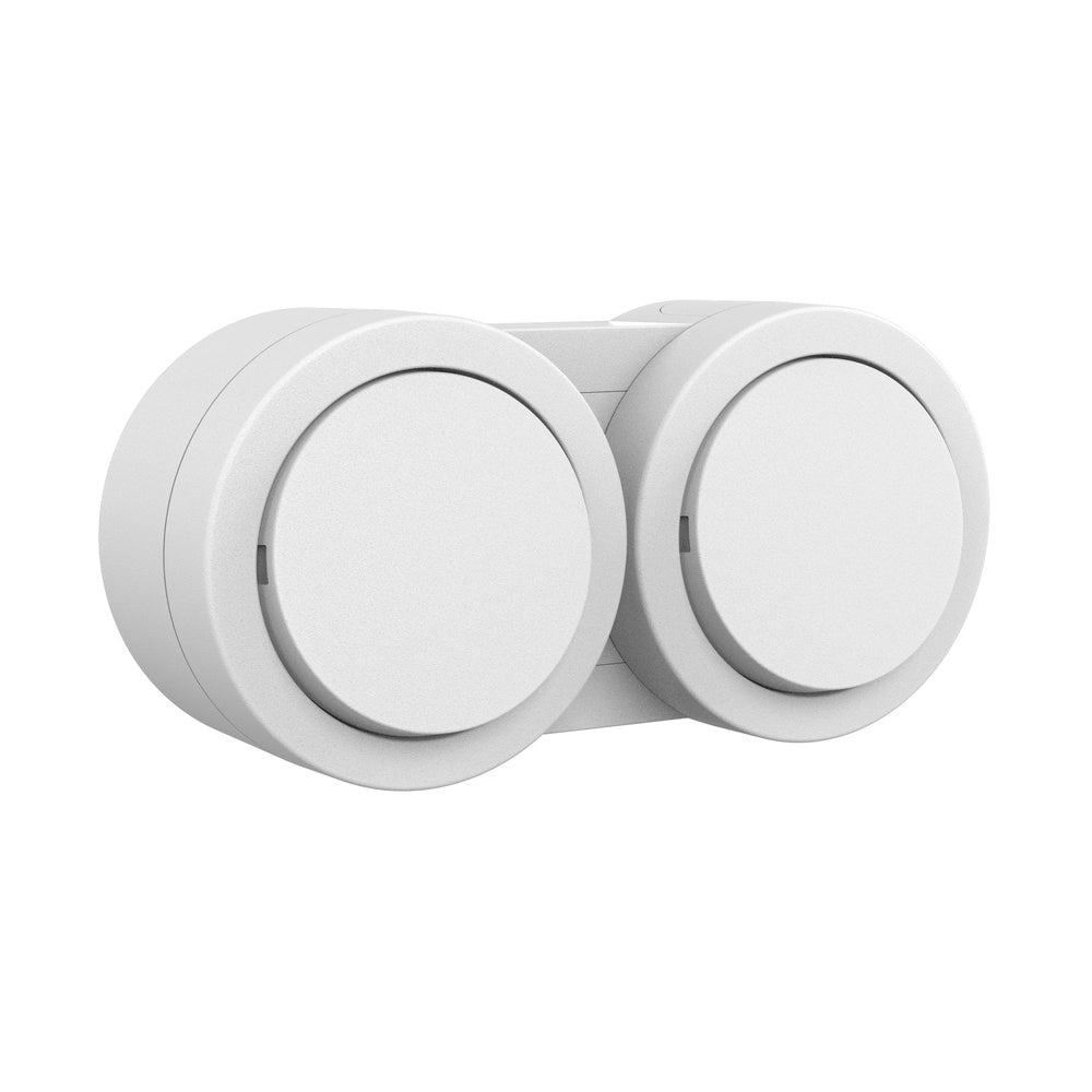 Ovivo Xone Aufputz-Serienschalter, 10 A, IP54, weiß
