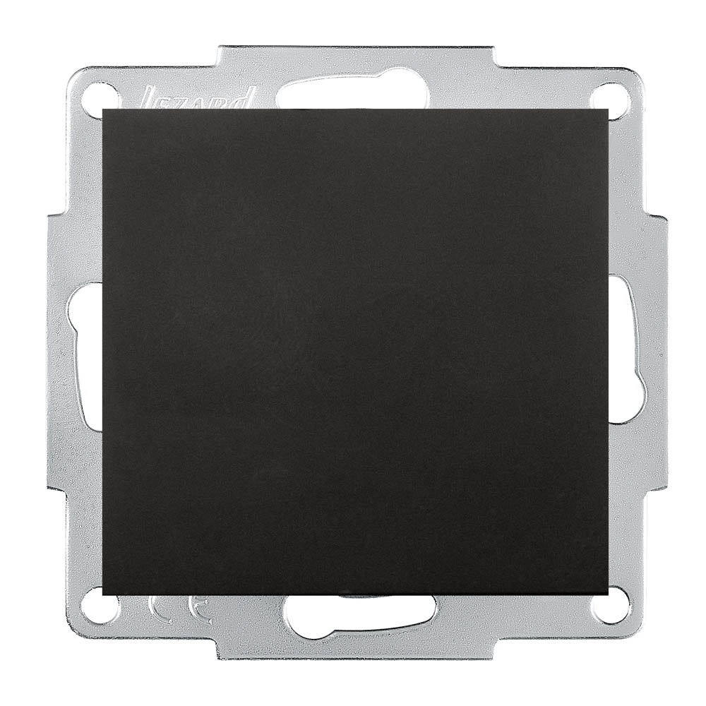 Lezard Vesna Ausschalter 10 A, schwarz