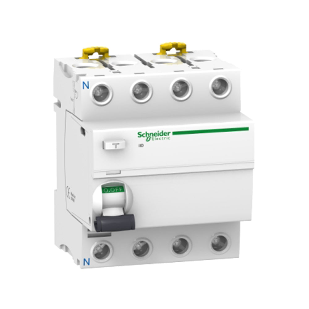 Schneider FI-Schutzschalter 4-polig 25 A, 30 mA, Typ AC