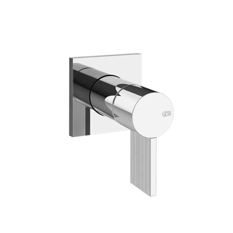 Gessi Waschtischmischer, wandmontiert, zum Einbau, ohne Einbaukörper, Chromoberfläche INVERSO RIGATO 73509#031