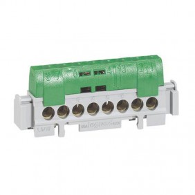 Legrand Bticino 004832 Anschlussklemmen 2x Erde grün 8 Löcher