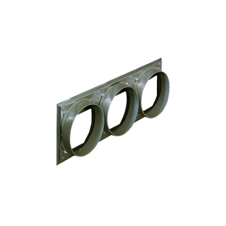 Irsap Vorlaufplatte für Clima 6 Einheit mit runden Anschlüssen DN160 (6x160 mm) ACLPIA06160M6