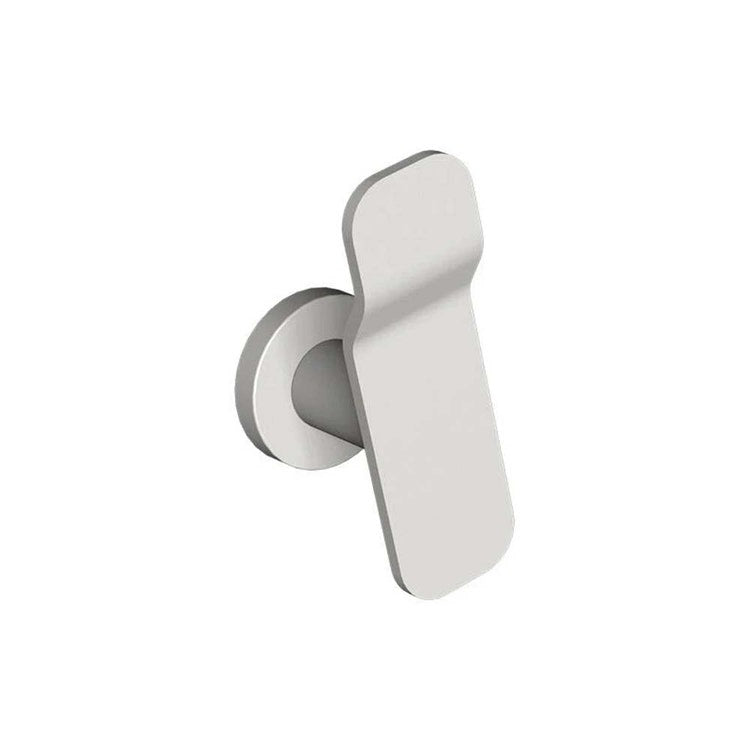 Irsap Kleiderhaken mit Magnetischem Haken, Standardfarbe Weiß, glänzende Oberfläche Cod.01 WAVE CUPES90IRM01