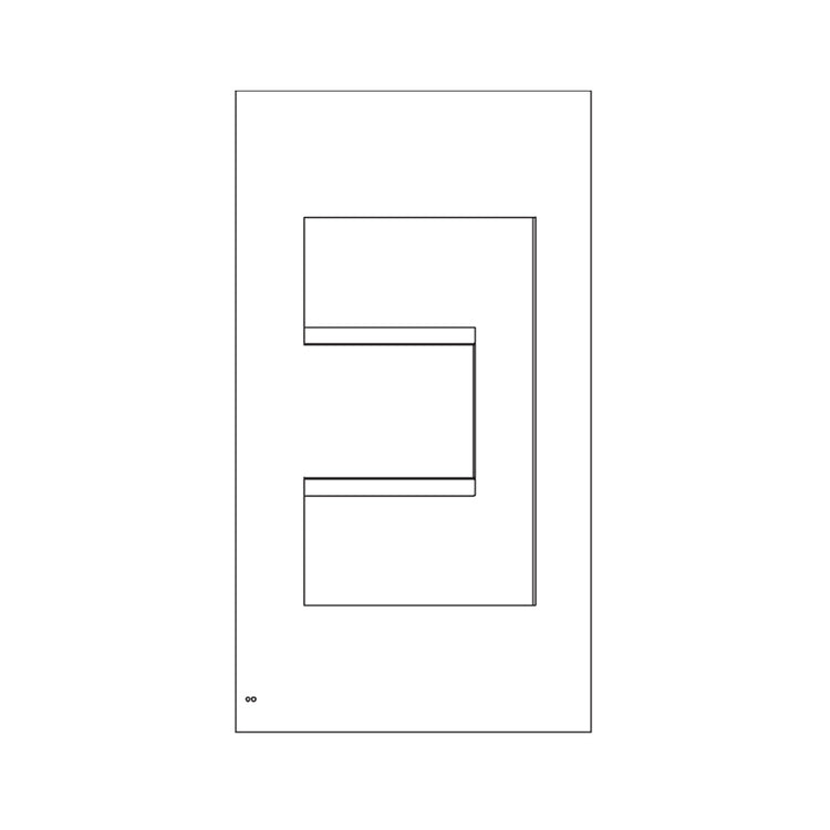 Irsap Elektro-Badheizkörper DEDALO, H 90 × B 49,8 × T 9 cm, Weiß Standard glänzend (Farbcode 01) DEDP049Z01IRNNN001